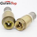 Gutentop alta calidad 1/2 a 4 pulgadas Durable profesional bola tipo latón vertical Spring Check Valve